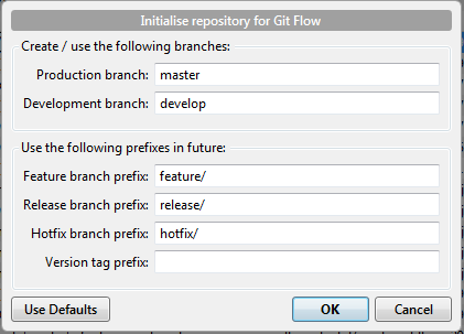 Activación de Git Flow